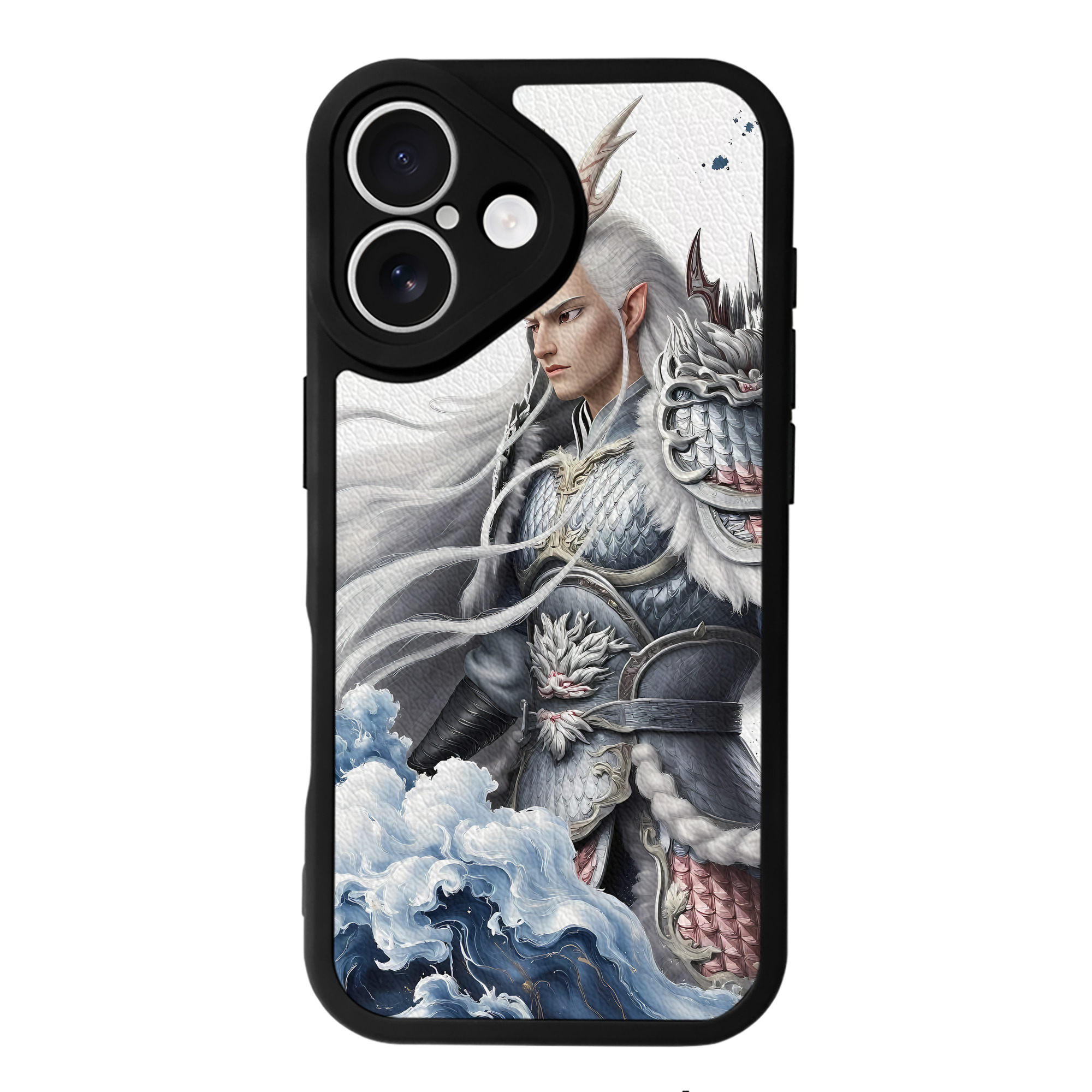 （画像用） Ne Zha 2 ナタ 魔童の大暴れ 【iPhone 16シリーズ対応】シリコンスマホケース（レザー調） 材質：シリコン